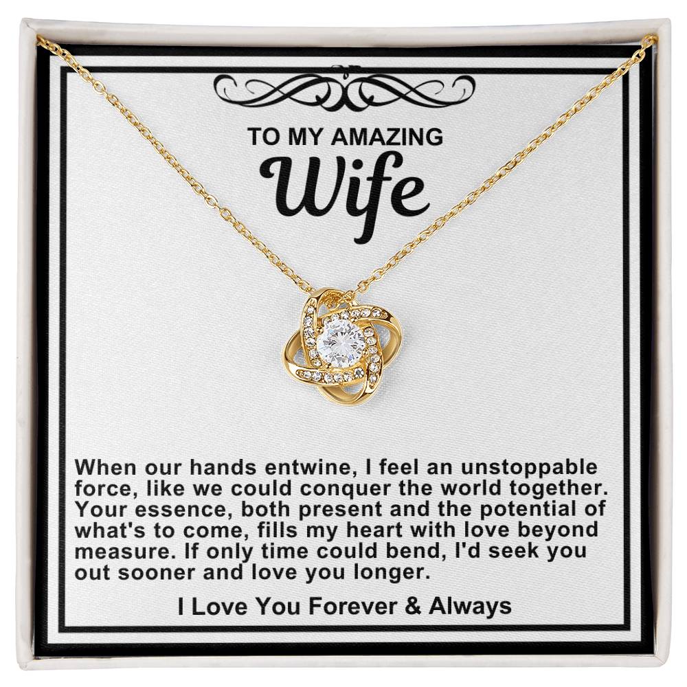 Wife Love Knot Necklace