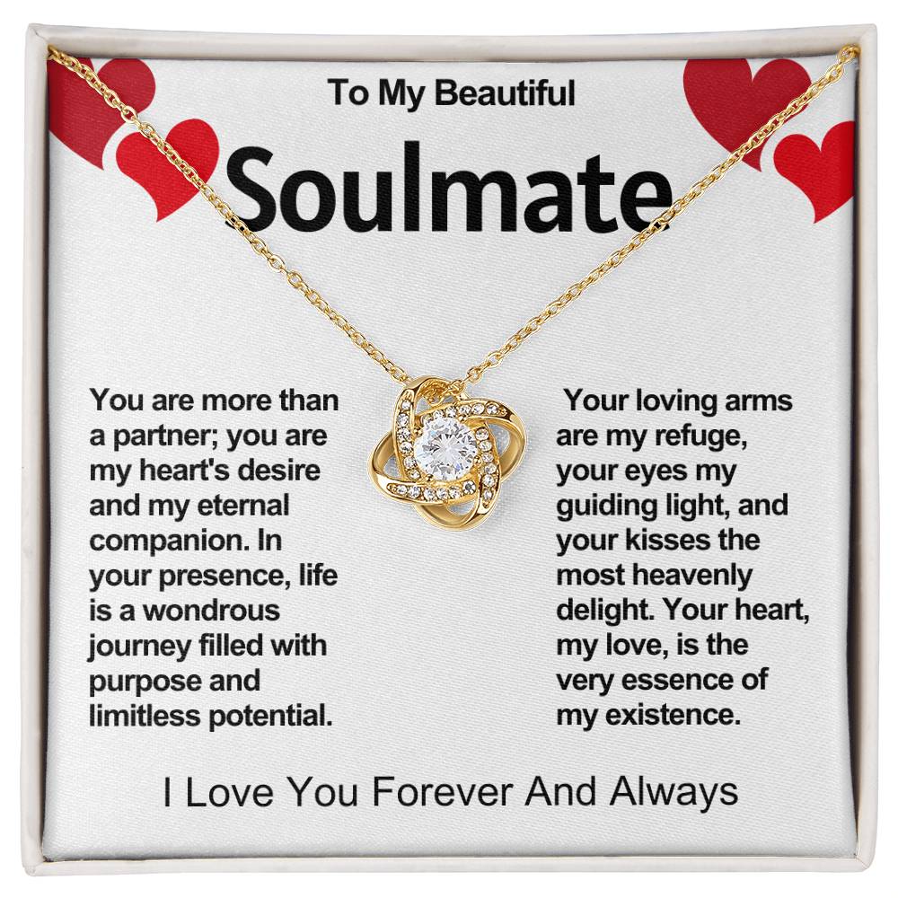 Soulmate Love Knot Valentine Necklace