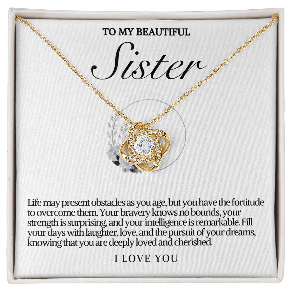 Sister Love Knot Necklace