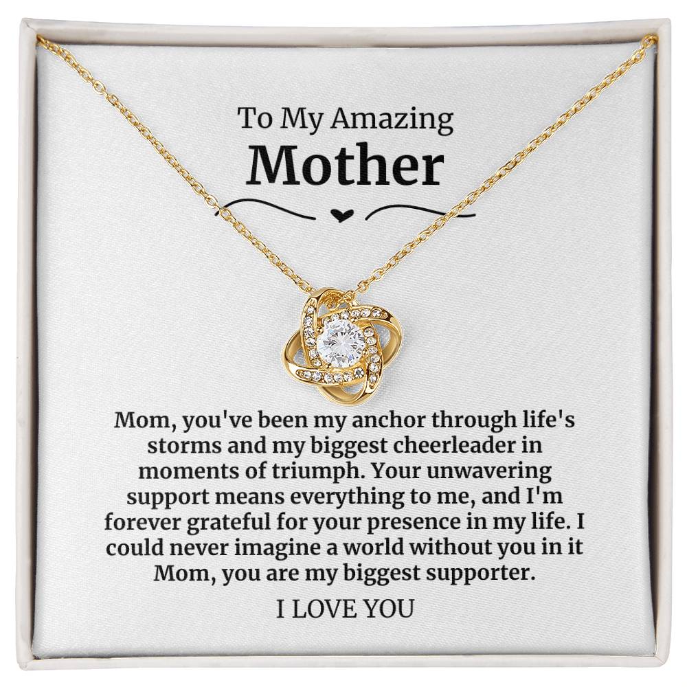 34 To My Amazing Mother Necklace