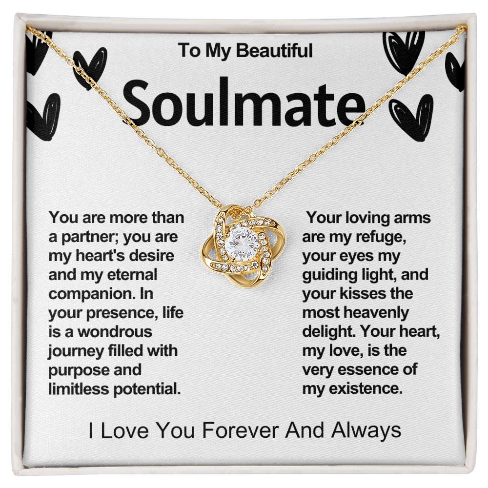 Soulmate Love Knot Valentine Necklace