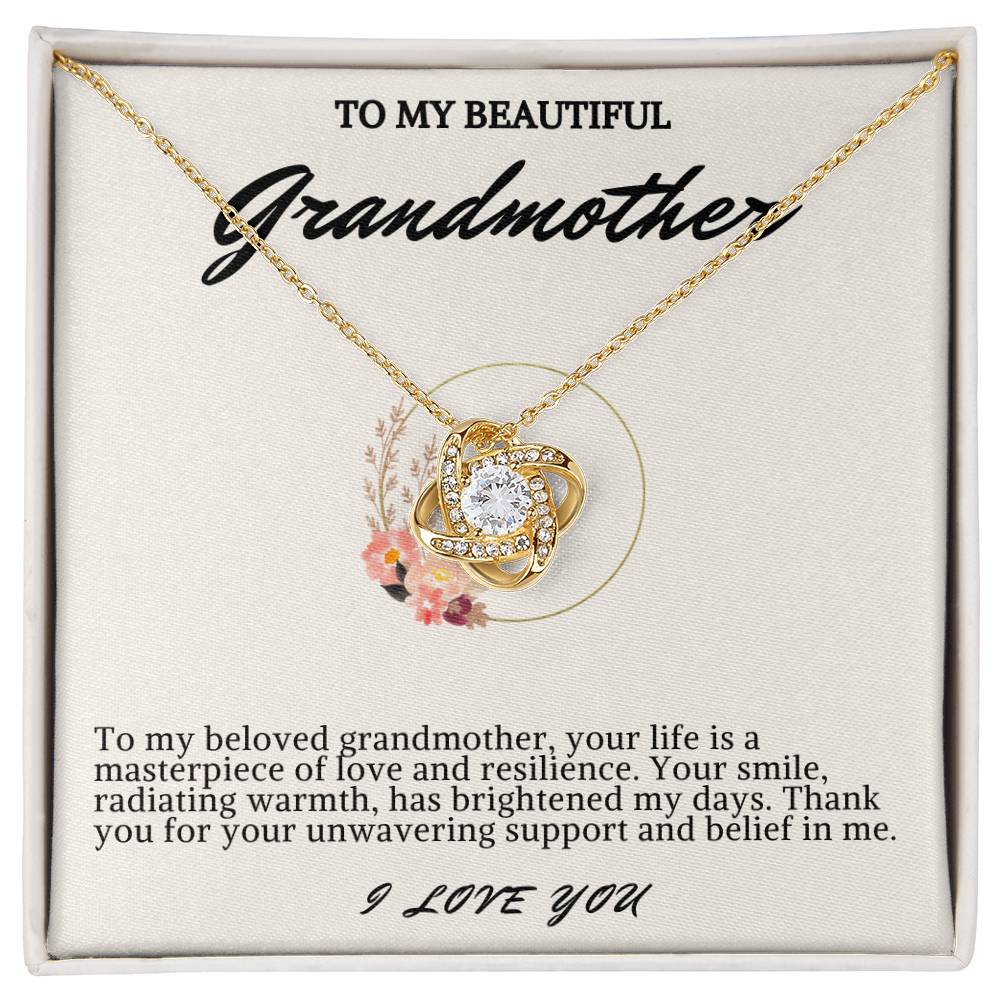 Grandmother Love Knot Necklace