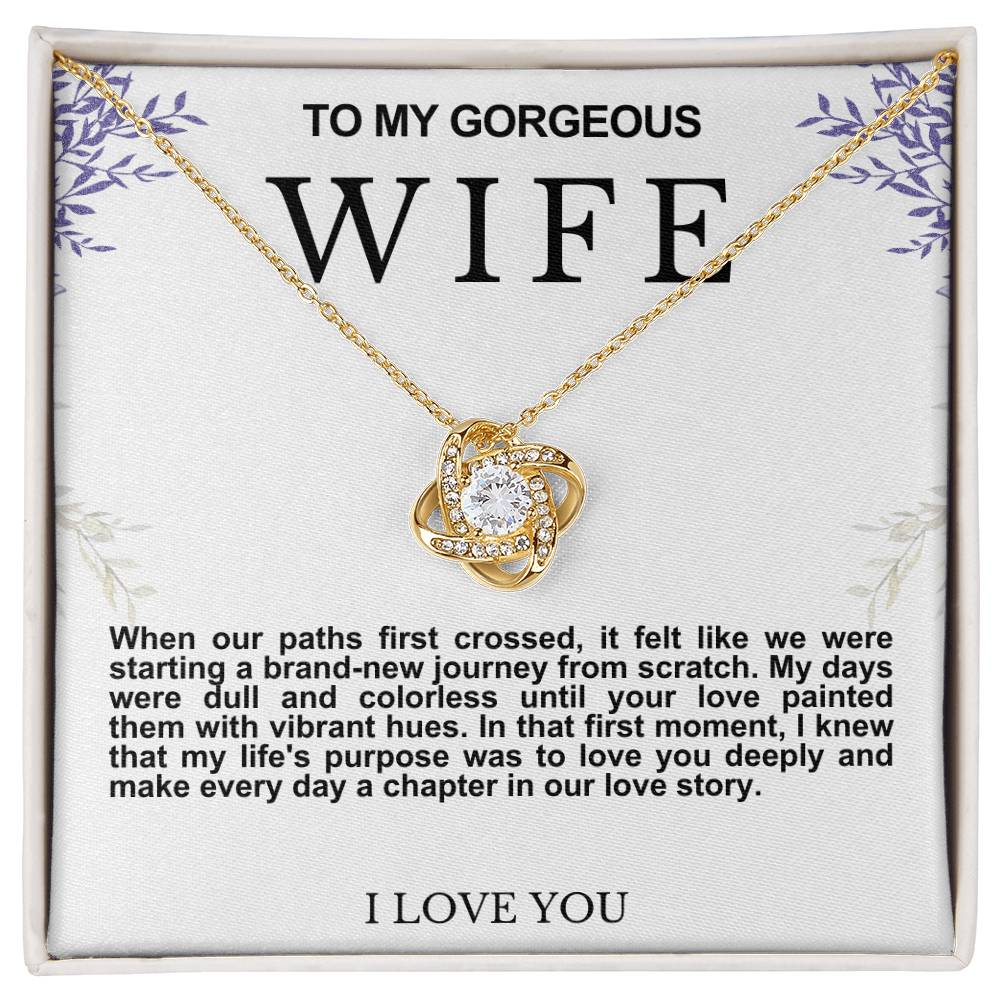 Wife Love Knot Necklace