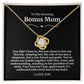 To My Amazing Bonus Mom Necklace