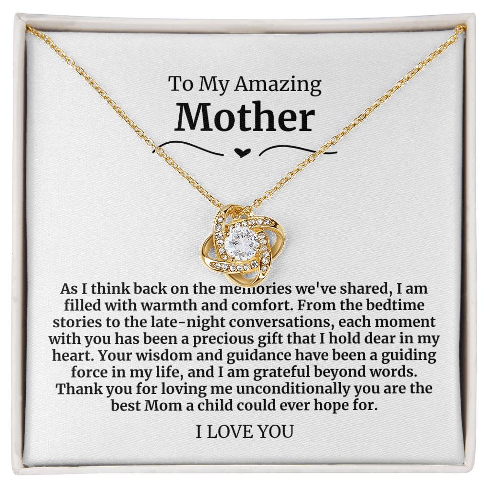 15 To My Amazing Mother Necklace