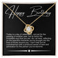 Happy Birthday Necklace