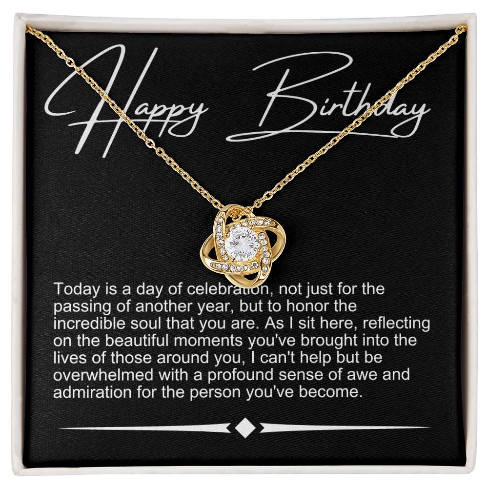 Happy Birthday Necklace