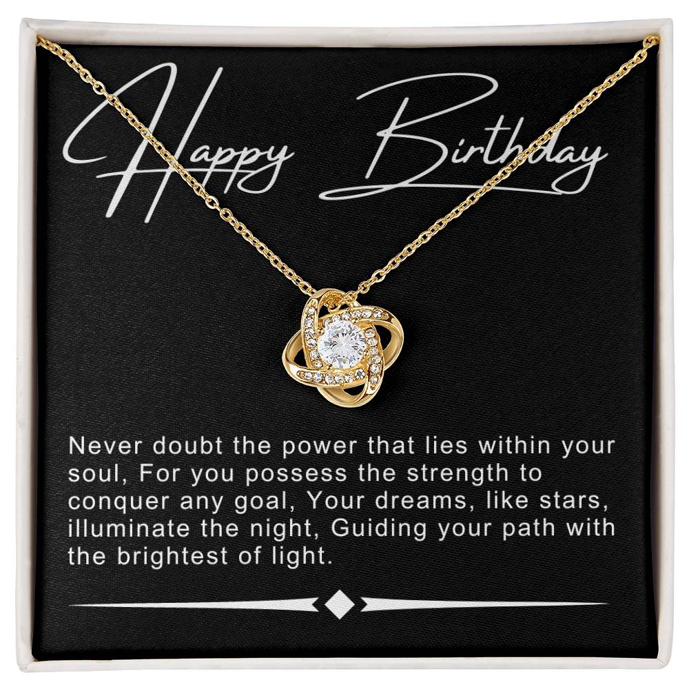 Happy Birthday Necklace