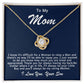 Mother Love Knot Necklace-You Will Always Be My Mom