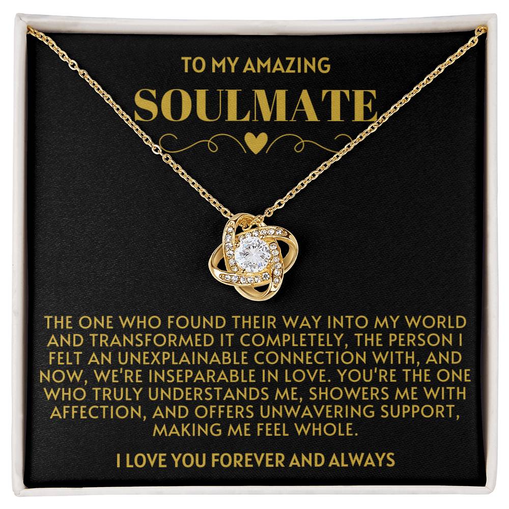 Soulmate Love Knot Necklace- We're Inseparable In Love