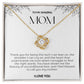 To My Amazing Mom Love Knot Necklace