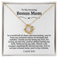To My Amazing Bonus Mom Necklace