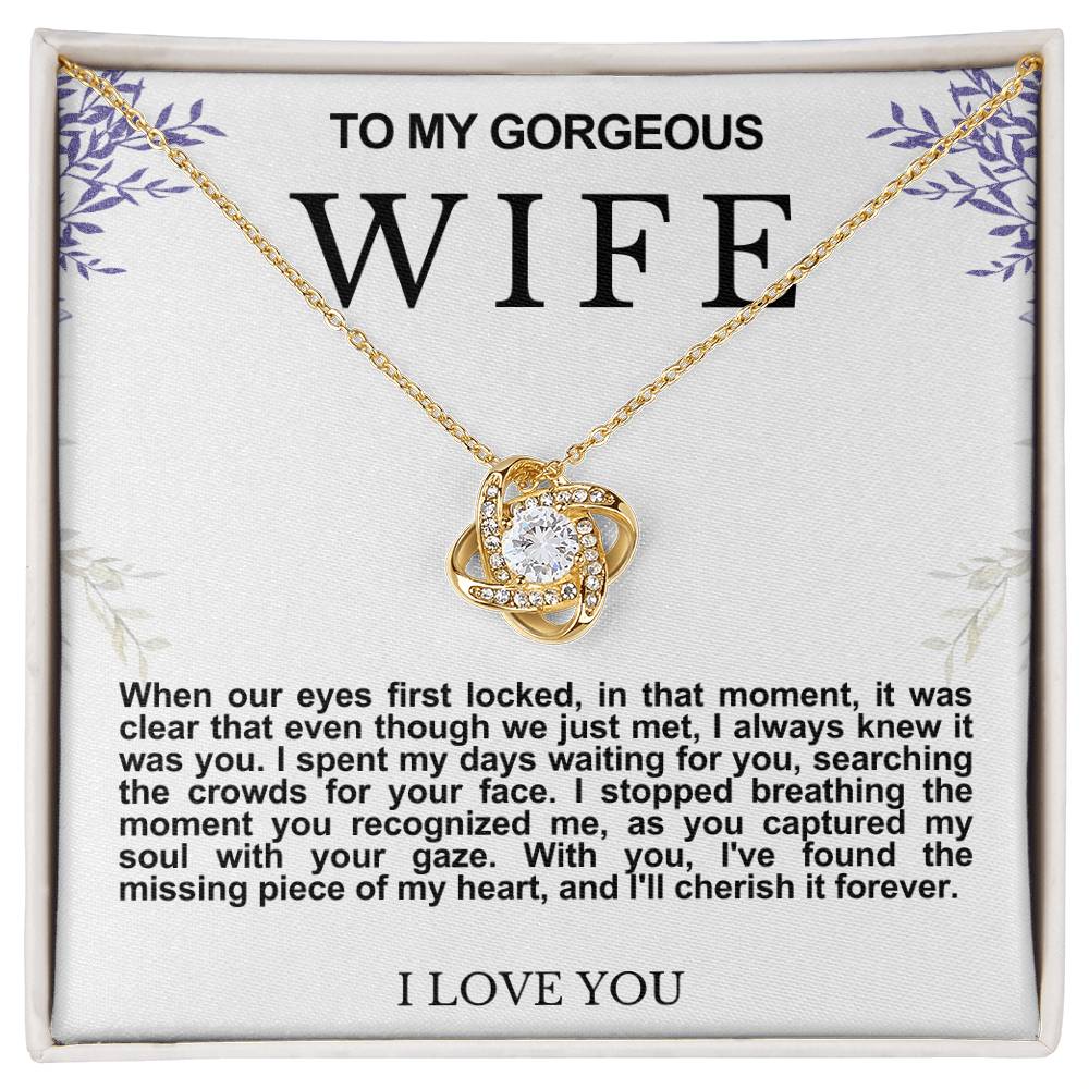 Wife Love Knot Necklace