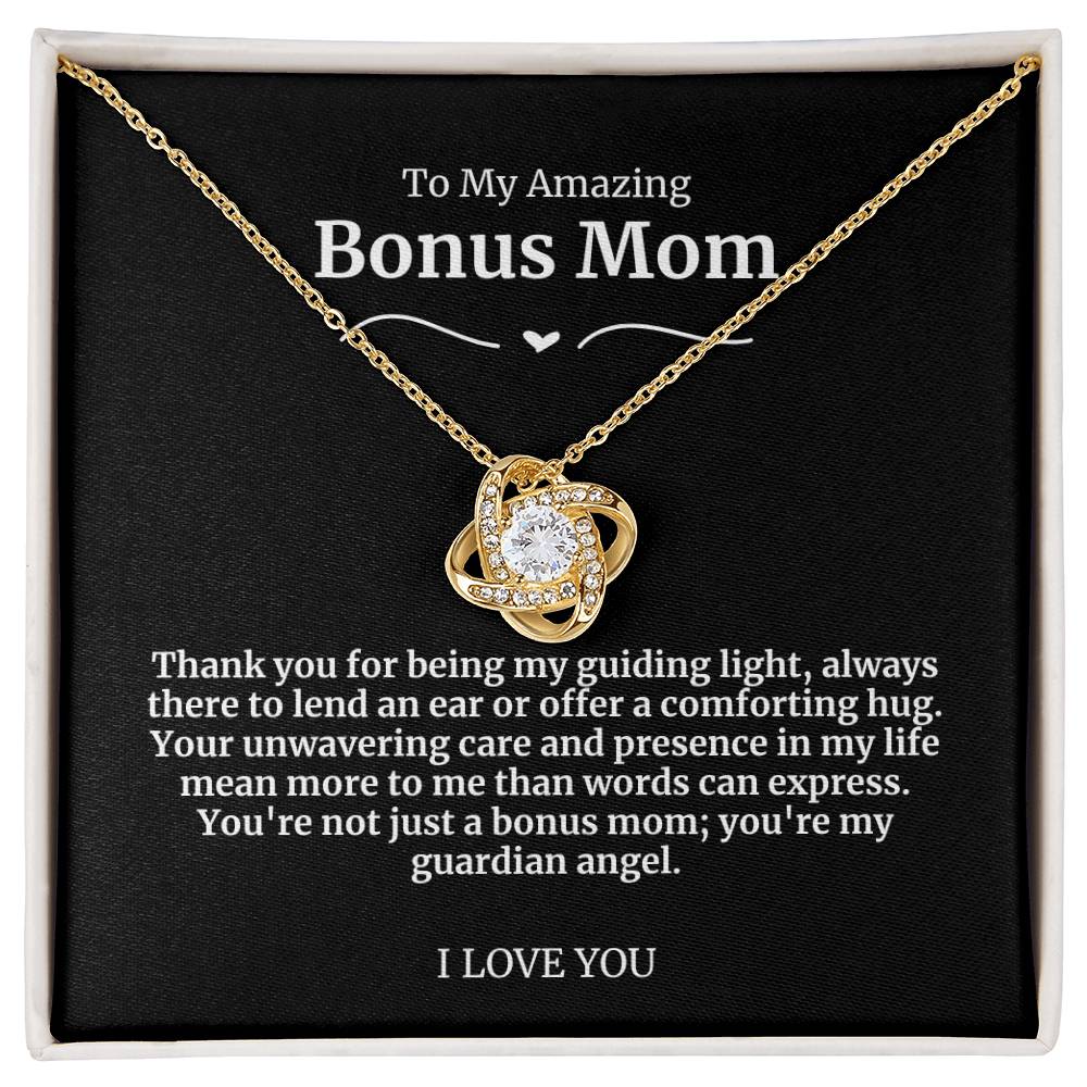 To My Amazing Bonus Mom Necklace