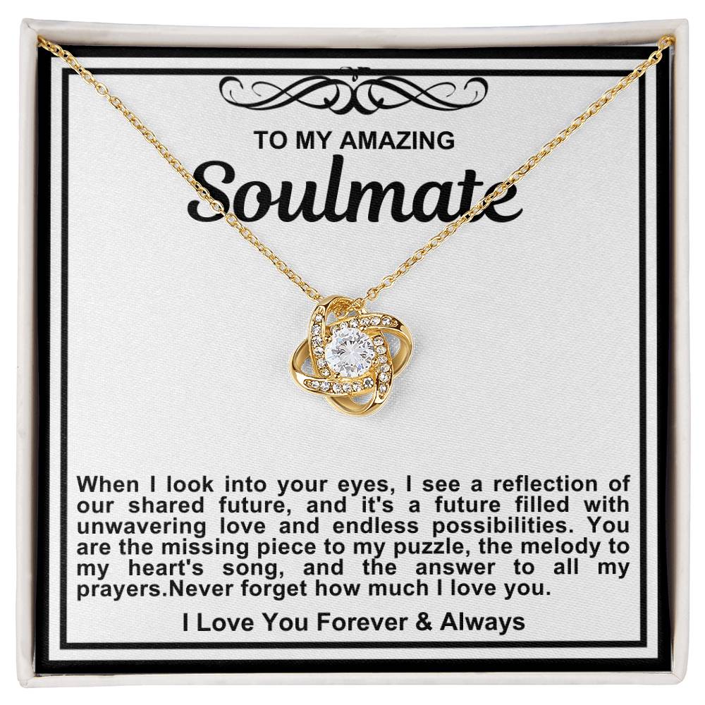 Soulmate Love Knot Necklace-A Future Filled With Unwavering Love