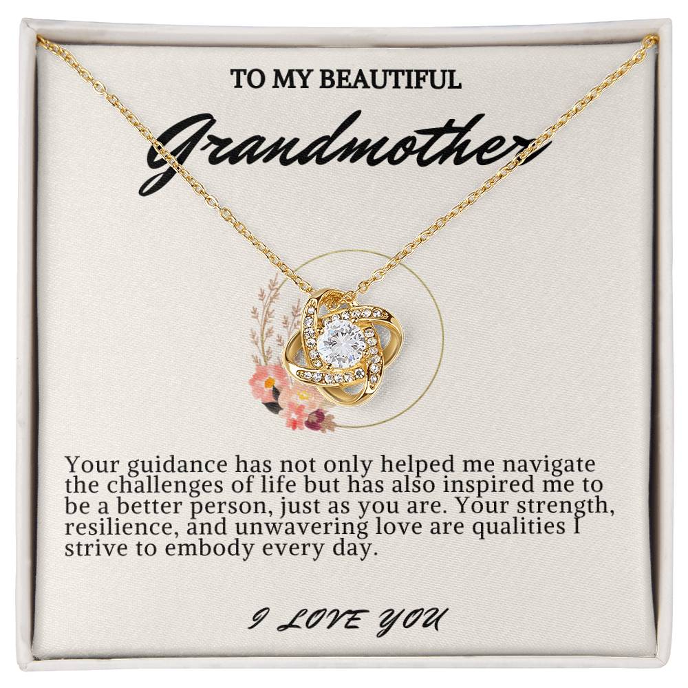 Grandmother Love Knot Necklace