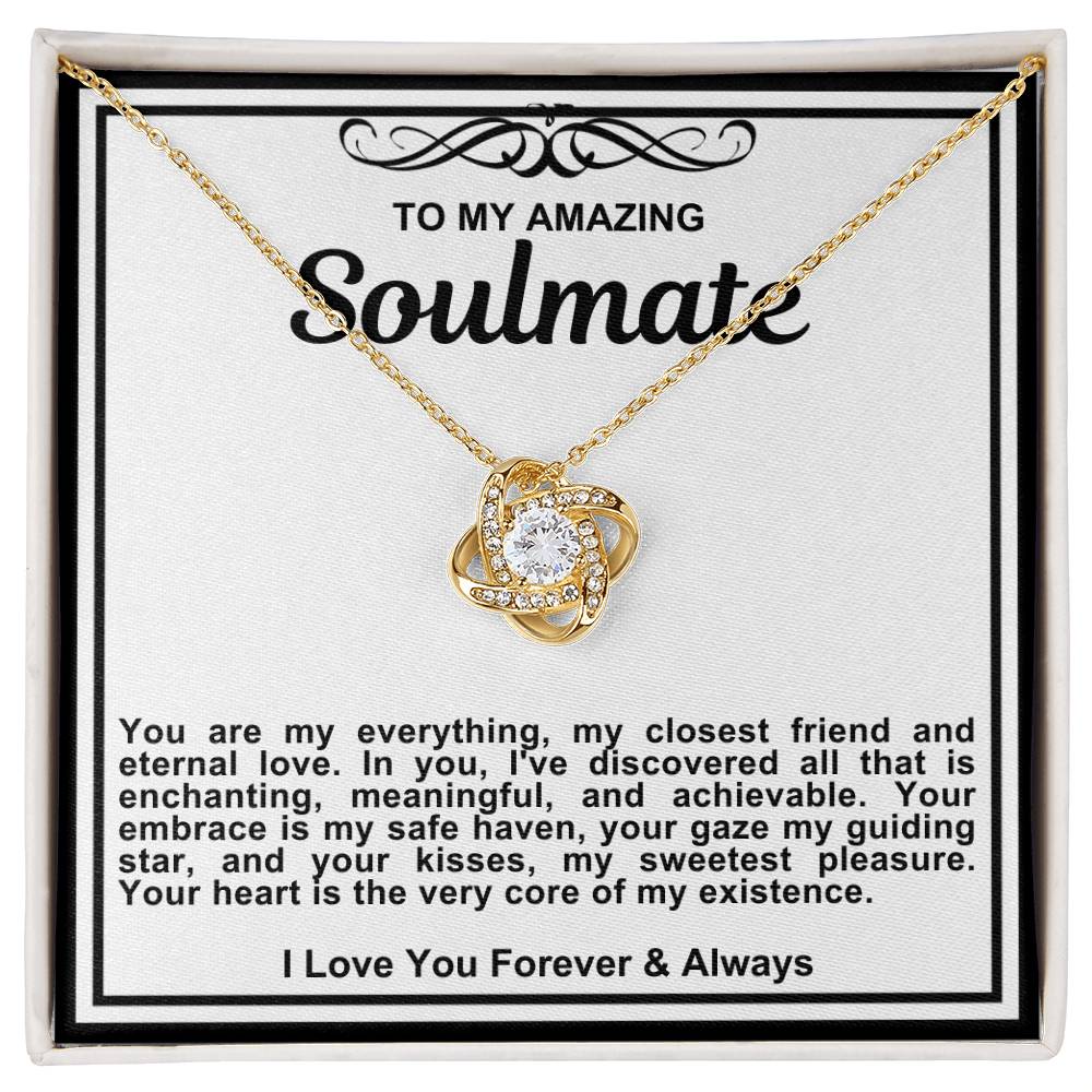 Soulmate Love Knot Necklace- You Are My Everything