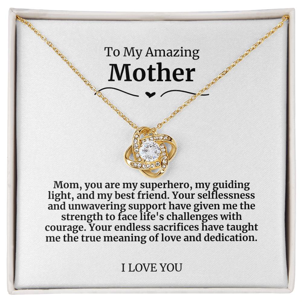 2 To My Amazing Mother Necklace