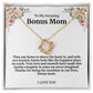 To My Amazing Bonus Mom Necklace