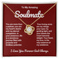 Soulmate Love Knot Necklace- You Are My Hearts Desire