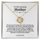 3 To My Amazing Mother Necklace
