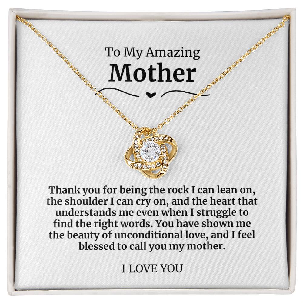 3 To My Amazing Mother Necklace