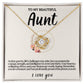 Aunt Love knot Necklace