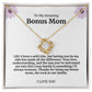 To My Amazing Bonus Mom Necklace