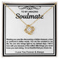 Soulmate Love Knot Necklace- Meeting You Was Like Discovering A Hidden Treasure