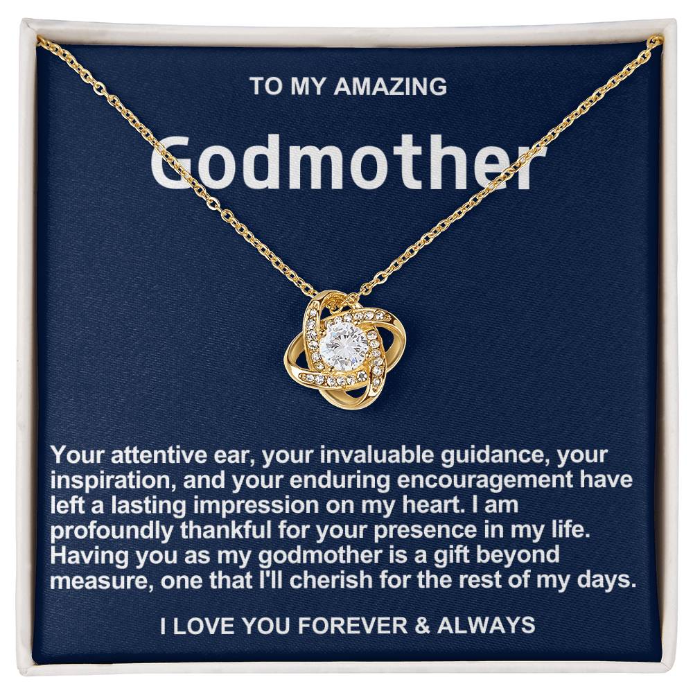 Godmother Love Knot Necklace