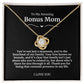 To My Amazing Bonus Mom Necklace