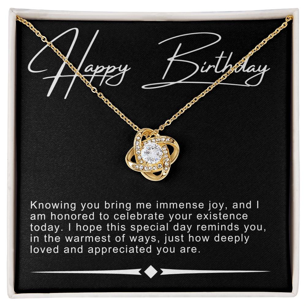 Happy Birthday Necklace