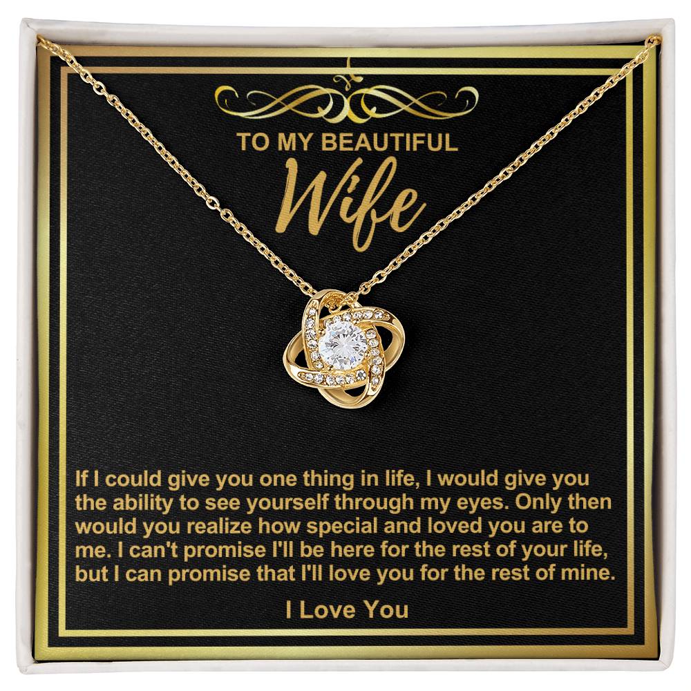 Wife Love Knot Necklace