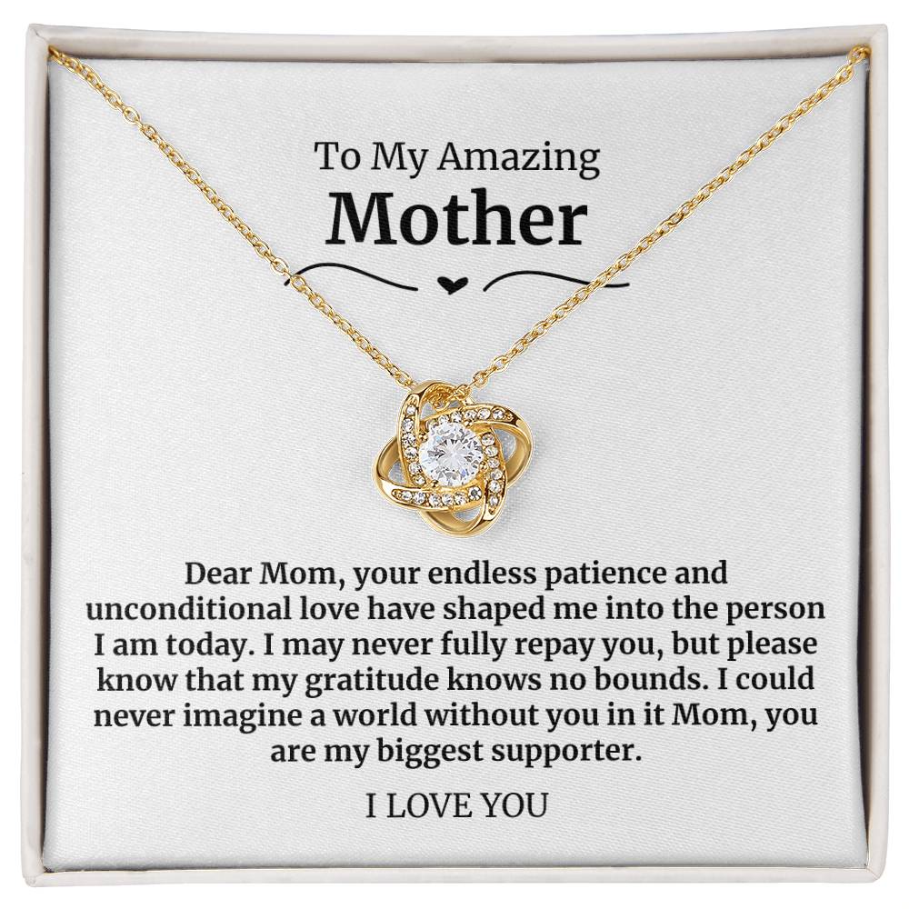 33 To My Amazing Mother Necklace