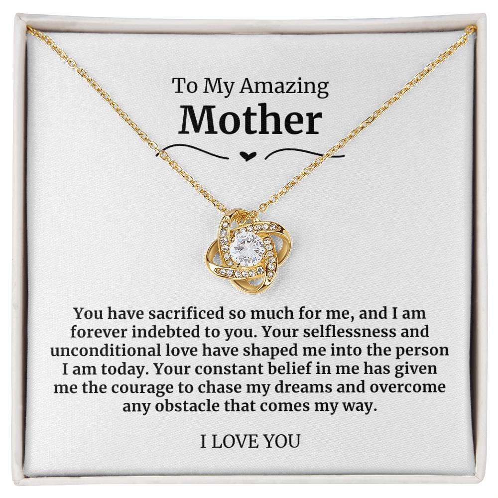 41 To My Amazing Mother Necklace