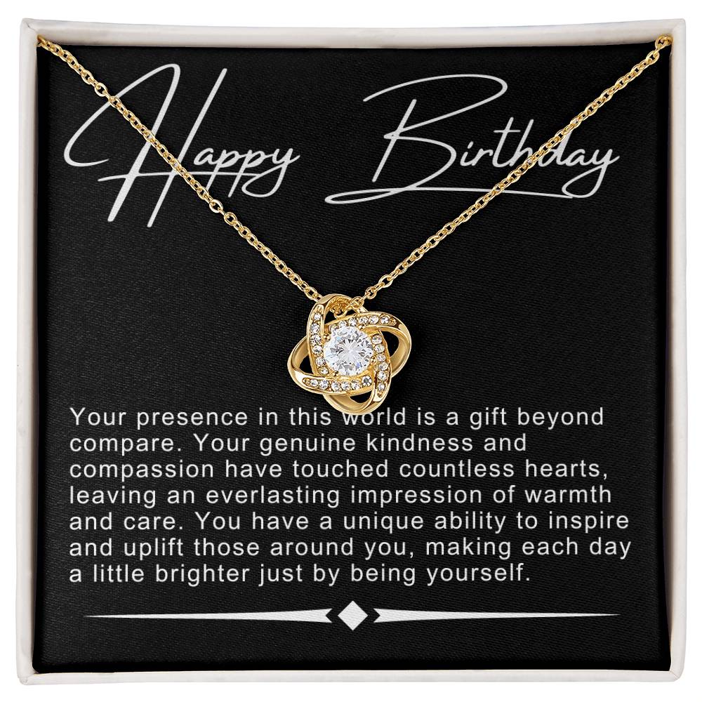 Happy Birthday Necklace