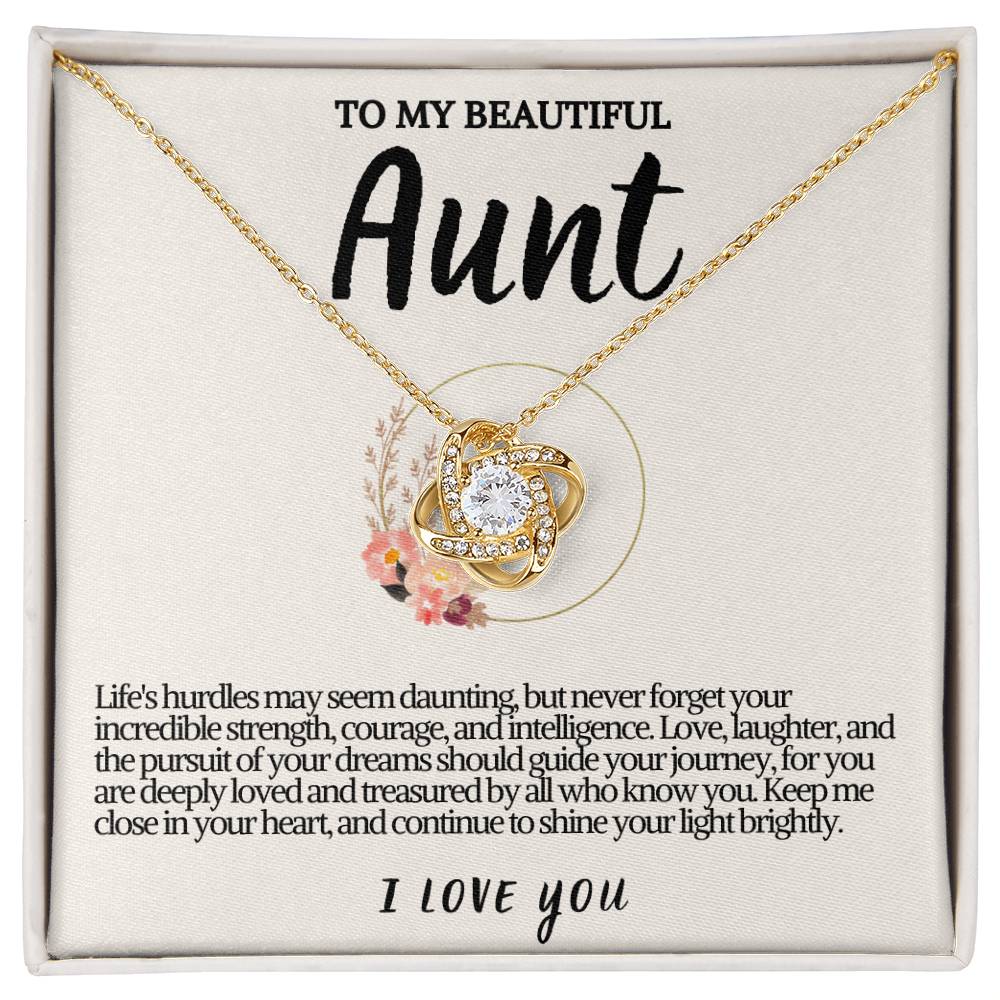 Aunt Love knot Necklace