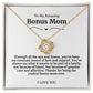 To My Amazing Bonus Mom Necklace