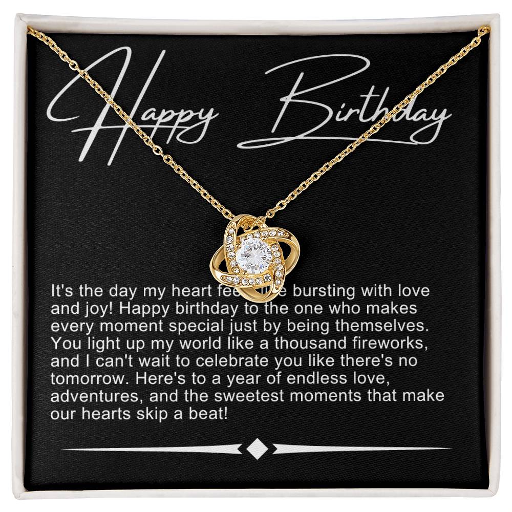 Happy Birthday Necklace