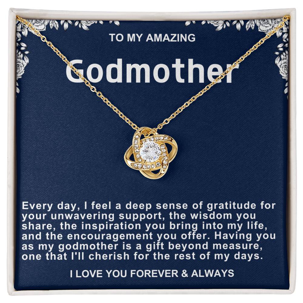 Godmother Love Knot Necklace