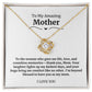 32 To My Amazing Mother Necklace