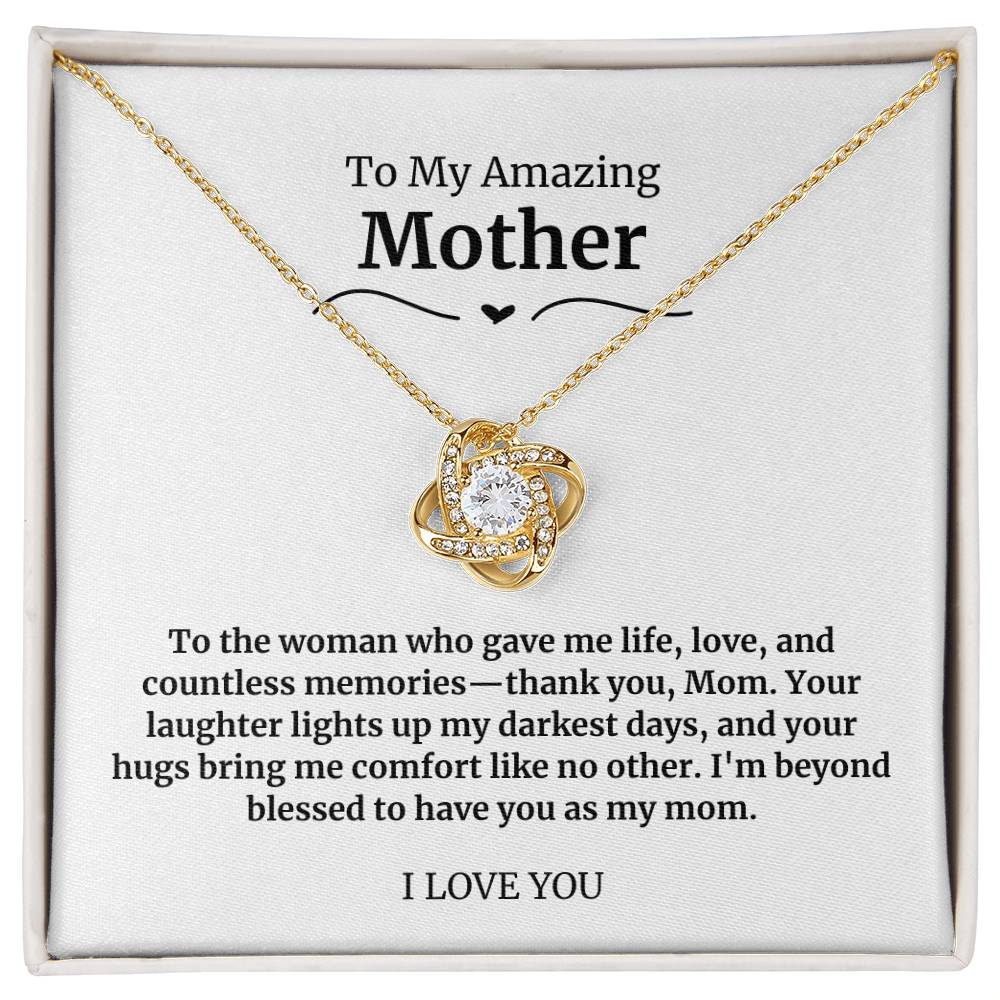 32 To My Amazing Mother Necklace