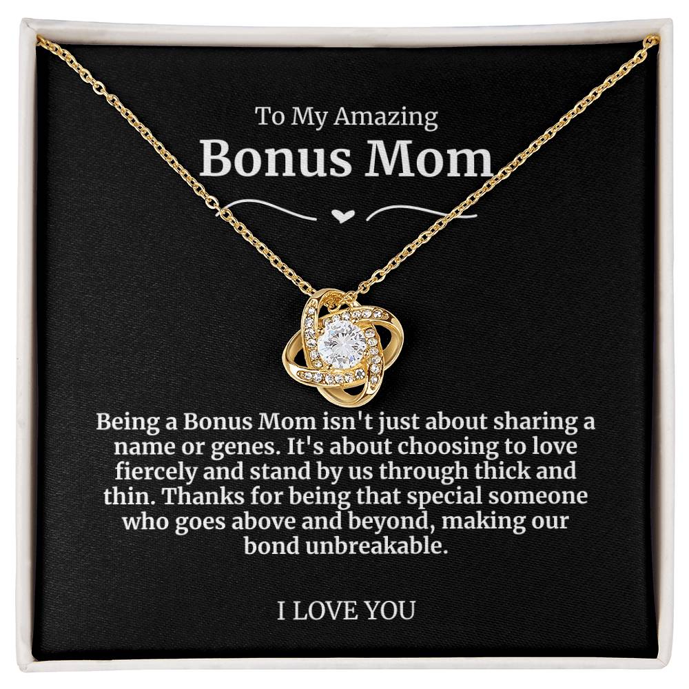 To My Amazing Bonus Mom Necklace