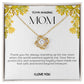 To My Amazing Mom Love Knot Necklace