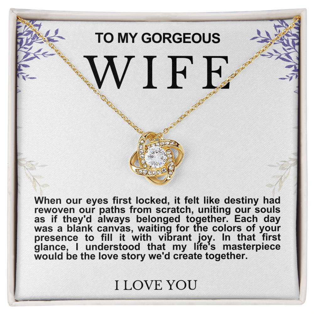 Wife Love Knot Necklace