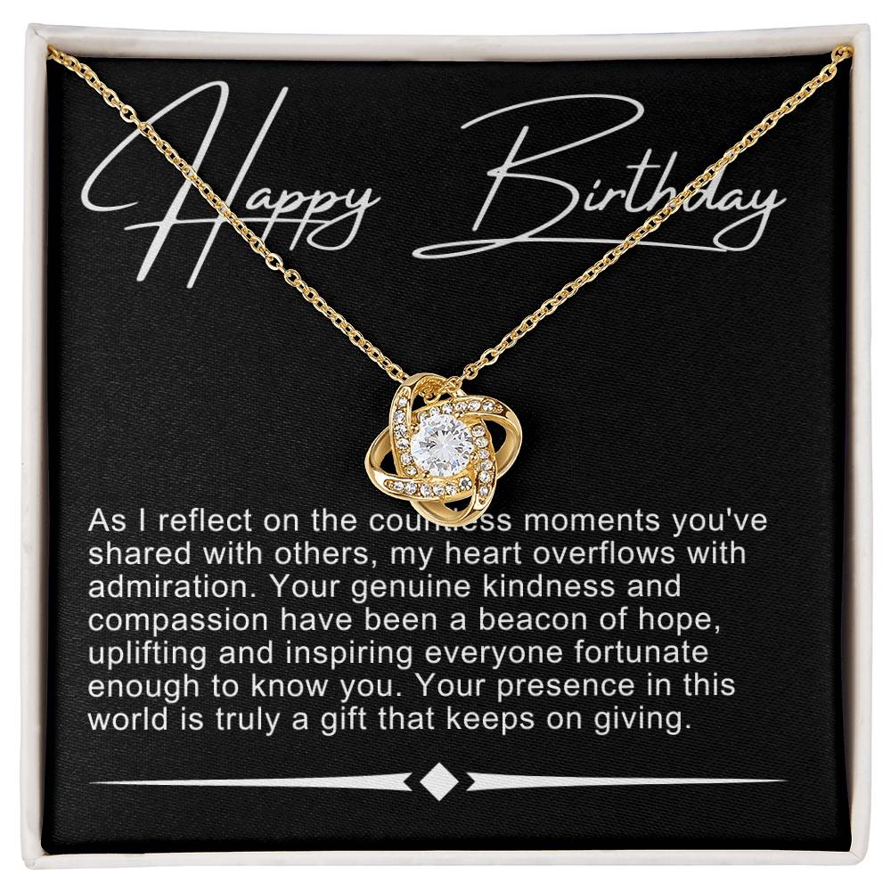 Happy Birthday Necklace