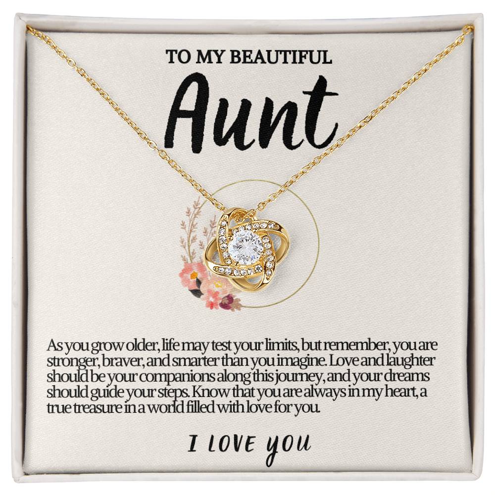 Aunt Love knot Necklace