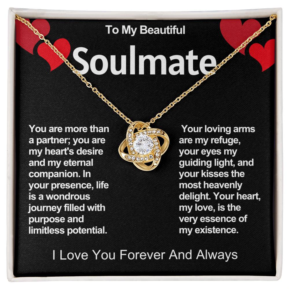 Soulmate Love Knot Valentine Necklace