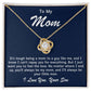 Mother Love Knot Necklace-You Will Always Be My Mom