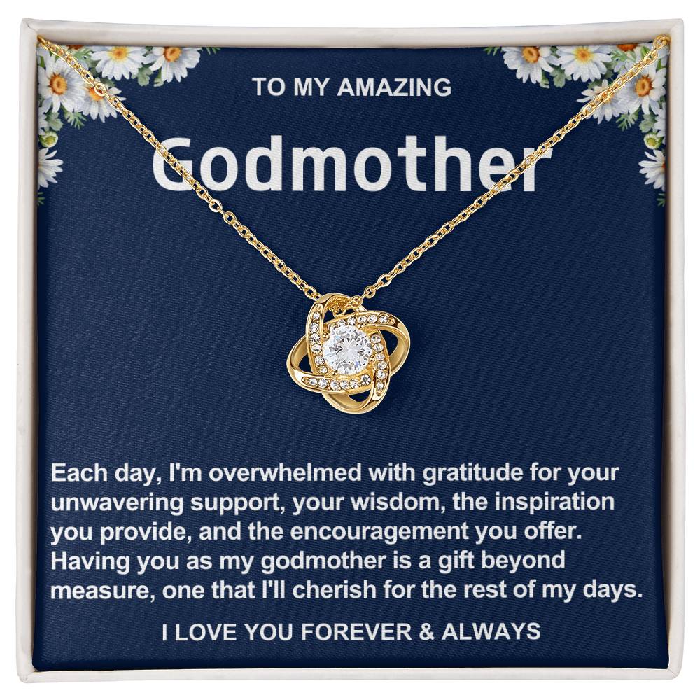 Godmother Love Knot Necklace